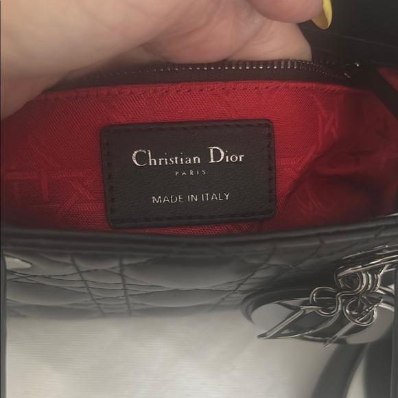 Christian Dior Lady Dior ABC black gunmetal hardware - Picture 10 of 15